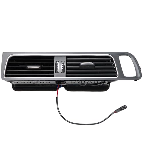 YananAC Zentralsteuerungszubehör Klimaanlage Lüftungsgitter 8R1820951 für Q5 2009–2018 Dashboard Air Outlet Air Conditioning Vents Grille Lüftungsgitterabdeckung