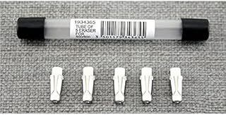 Rotring Pencil Replacement Eraser Refills for 500 & 600 Series Mechanical Pencils - Tube of 5 White Erasers Rubbers