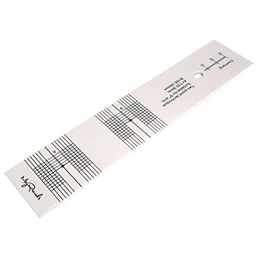Calibration Distance Gauge Protractor Record LP Vinyl Turntable Phonograph Phono Stylus Alignment