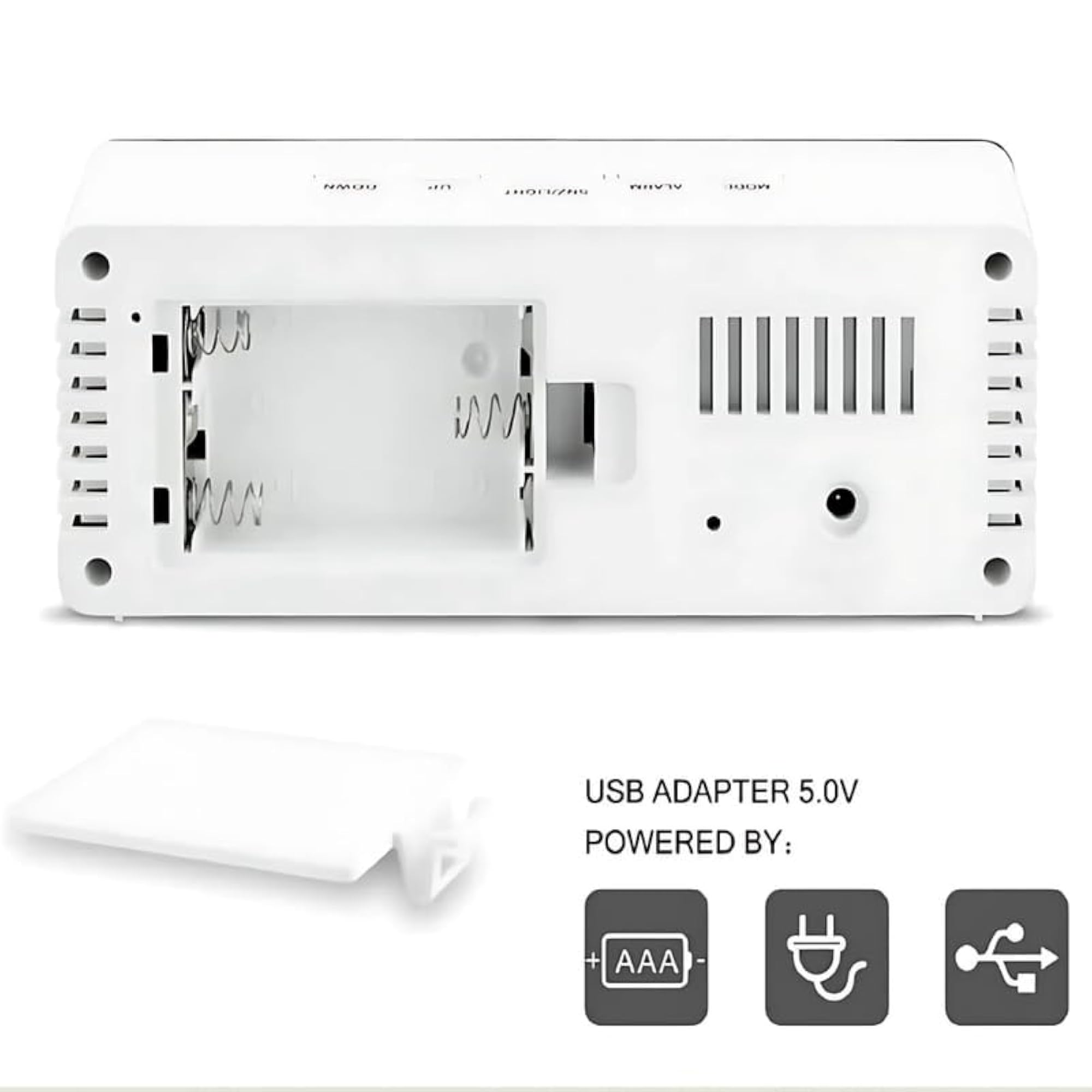 Digital Mirror Alarm Clock with LED Display