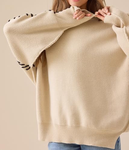 Women Fall Striped Sweater Y2k Long Sleeve V Neck Knit Sweater Shirts 90s Vintage Grunge Clothes Knitwear4