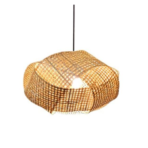 Chandelier rotin double couche 60cm pour salon chic