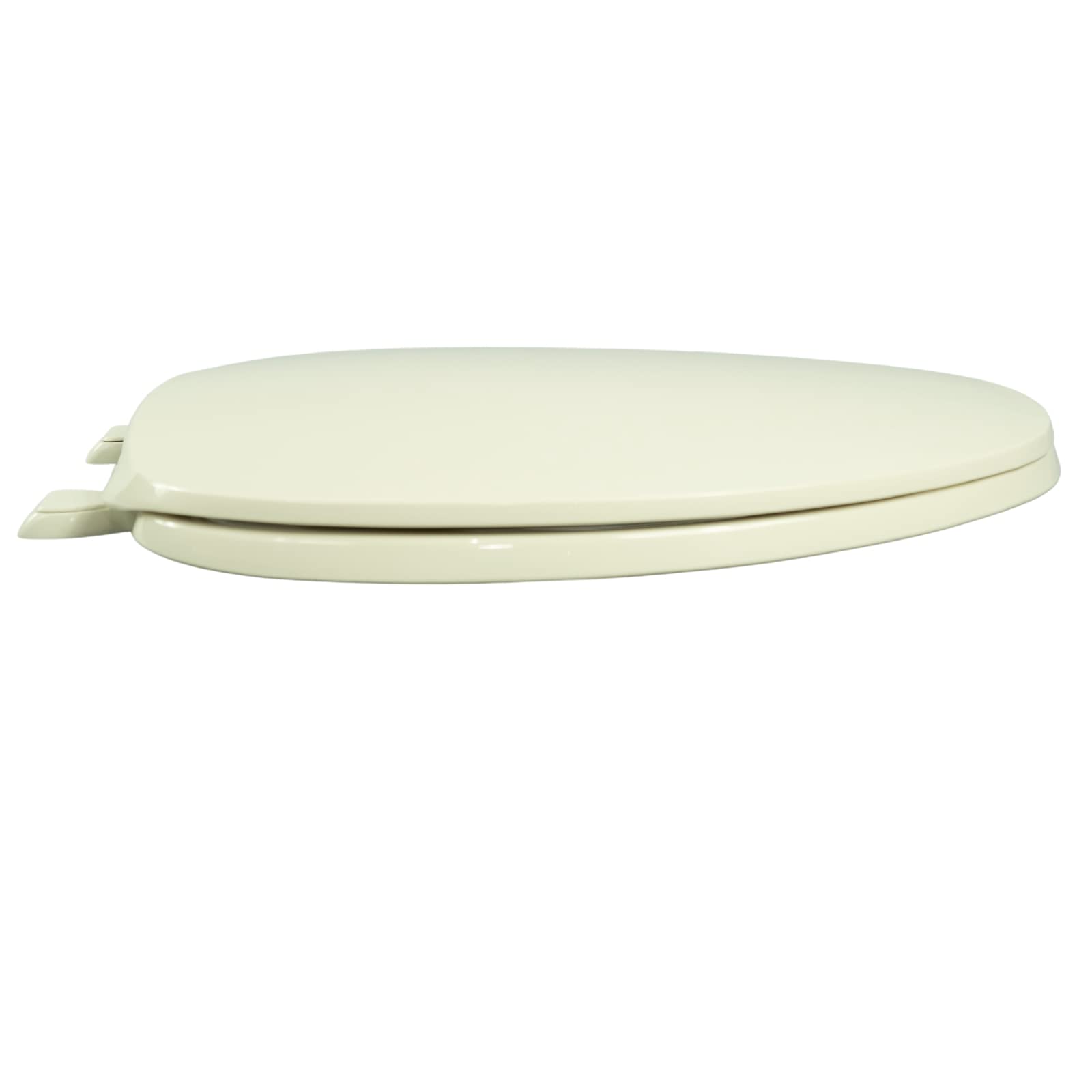 Centoco 600BN - Bisagra de plástico para montaje superior resistente con tapa, alargada, hueso