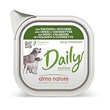 Almo Nature Daily, Alimento Umido per Cani Adulti con Tacchino e Zucchine - 100g, Confezione da 32