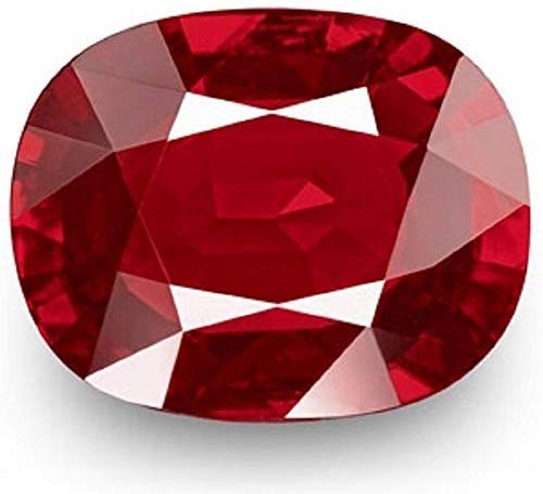 5.25 Ratti Natural AA++ Quality Burma Ruby Manik Stone Original Earth Mind Certified Natural Loose Gemstone(Lab - Teseted)