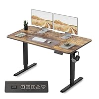 Amazon | FEZIBO 電動 昇降式デスク スタンディングデスク 幅120cm