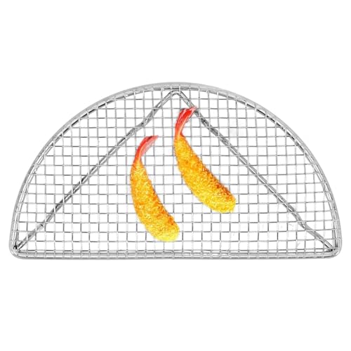 Rejilla rectangular for pasteles de acero inoxidable con revestimiento antiadherente: rejilla versátil for enfriar y asar for cocinar, a la parrilla(20 x 9 5 cm)