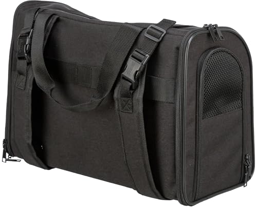 Trixie 2882 Rucksack Connor, 42 × 29 × 21 cm, schwarz/grau