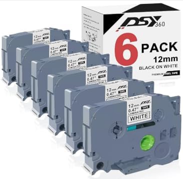 ArkField 3x Nastri Per Etichette Copatibile Con Brother P-touch TZe-141 18 Tape Trasparente - Foto 3