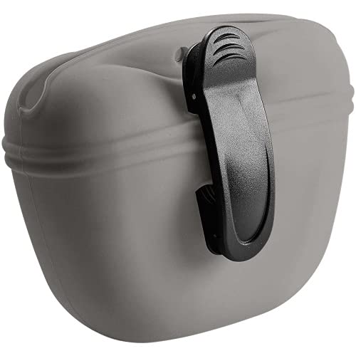 HUNTER Silikon Snackbeutel Sansibar Morsum M, grau/beige