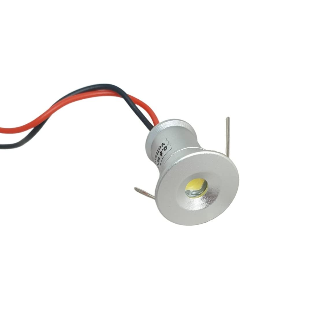 MARVIX 12V Mini Faretti LED 0,5W IP65 Impermeabili Blu Caravan Camper Barca