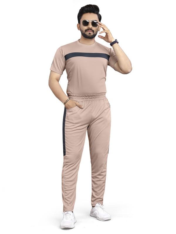 Men’s Nylon Tracksuit – Lightweight Sports Set-Rocky KHAKHI-Tracksuit-A1-P1-image-33