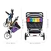 Familidoo H6E 6 seat Baby Stroller- Double Canopy - Daycare Strollers with 5 Point Safety Harness - Backseat footrest Extension for 0 to 36 Months