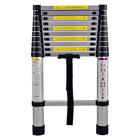 Escalera telescópica HENGMEI 3.2m de aluminio Cover