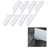 Hypersonic Car Door Protector Universal Car Door Edge Guards Corner Bumpers 4PCS (Clear)