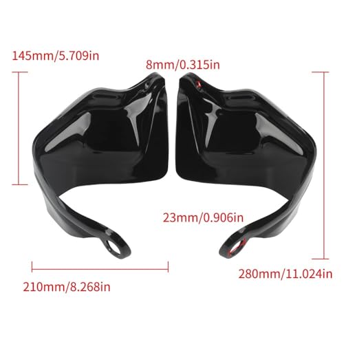 Protection des mains moto contre le vent et les projections - 7