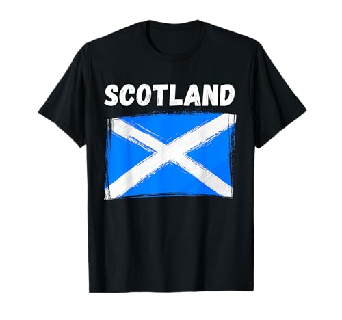 Drapeau de l'Écosse Vintage Grunge Drapeau Écosse Souvenir T-Shirt