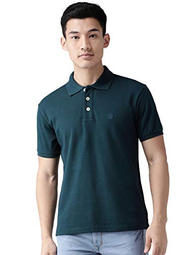 Image of CHKOKKO Men's Cotton Regular Fit Half Sleeves Polo T-Shirt