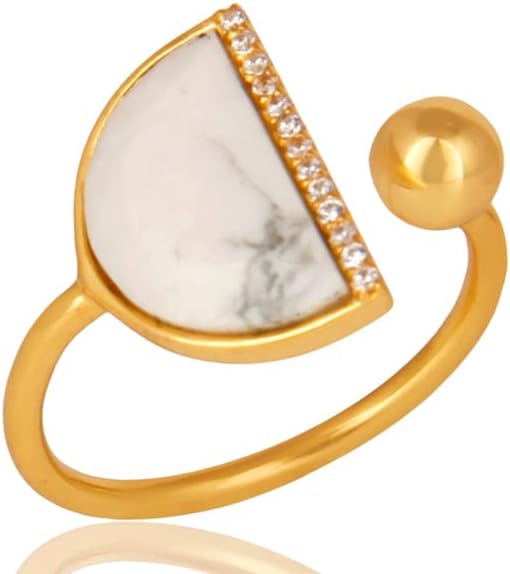 PANOPLY Engagement Rings for Women, Gemstone Ring for Women, Solid 925 Sterling Silver Jewelry, Mothers Day, Mom Wife Girlfriend, Sister Best Friend