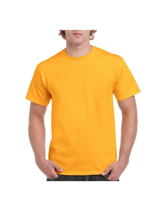 Gildan T-shirt Blank 5000 or 2XL haut basique unisexe en coton lourd