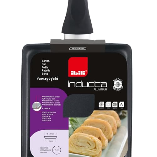 Foto von IBILI Sarten Para Tamagoyaki, Schwarz, 1 - Pack, 15 x 18 cm
