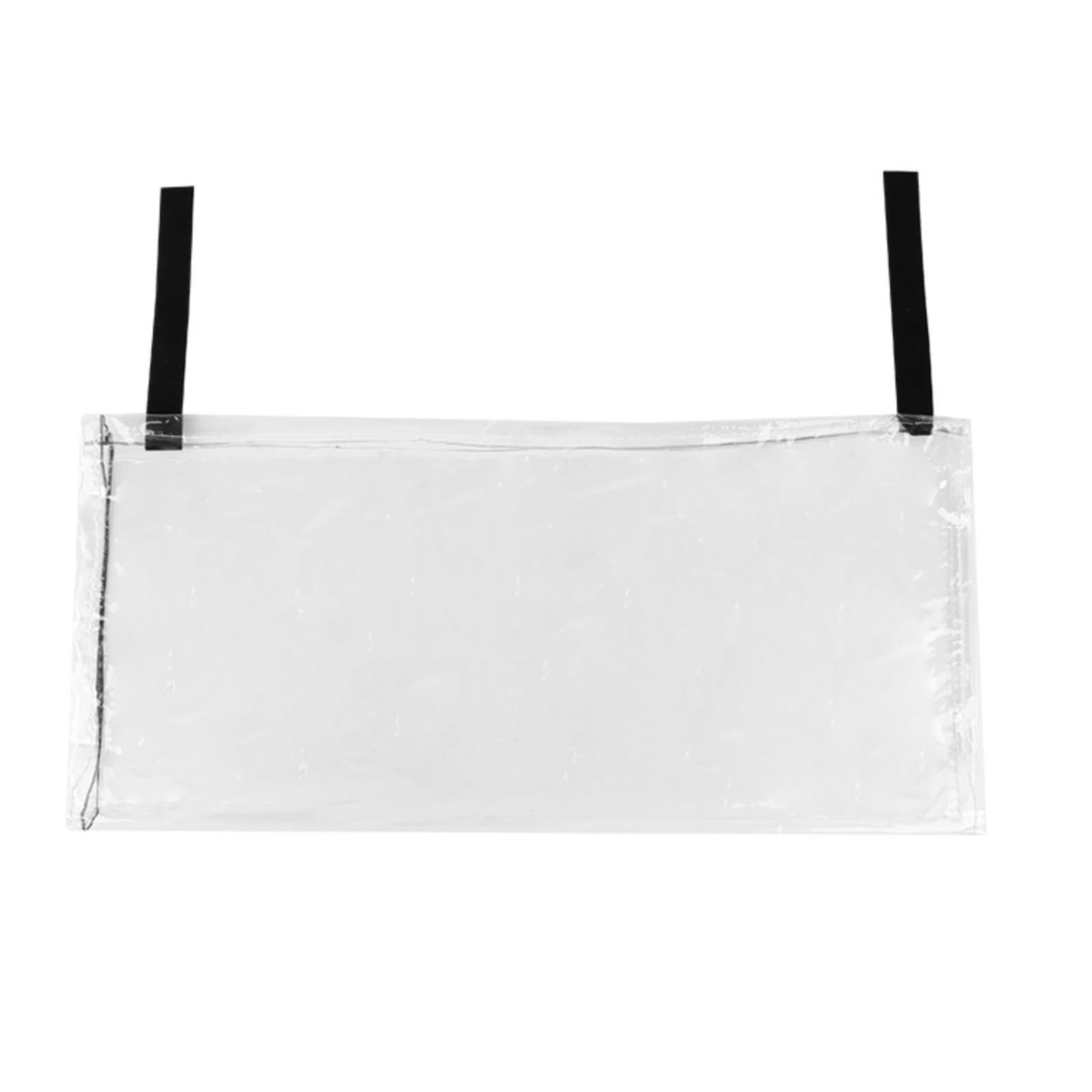 Transparent Rain Cover Hook-and-Loop Closure Waterproof Cover Flexible Weather Guard Foldable, ABS Transparent-image-27