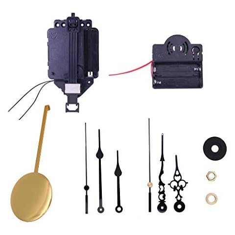 HomeDecTime Pendulum Clock Movement Quartz DIY Movement Kits Replacement Pendulum Clock Movement Mechanism Cover