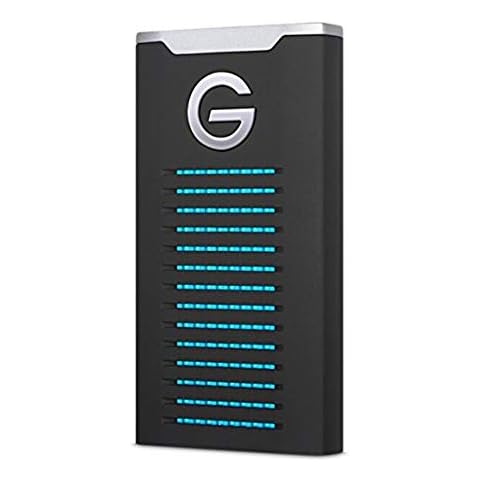 G-Technology (HGST), 1TB (1000GB) G-Drive Mobile SSD R – Series Storage USB 3.1 (Gen 2) Waterproof/Dustproof Cover