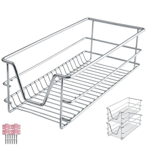 UTILIZZO VERSATILE NELLA CUCINA: puoi usare il cassetto telescopico cucina per organizzare utensili, alimenti, prodotti per la casa e accessori, ottimizzando qualsiasi mobile cucina o dispensa cucina. Il cestello estraibile rende più facile trovare ciò che ti serve nei cassetti cucina o nello scaffale, migliorando l’efficienza quotidiana e sfruttando al massimo lo spazio con un organizer cucina funzionale e pratico.