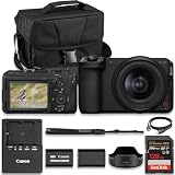 Canon EOS R6 V Mirrorless Camera | USA Model | with RF 20-50mm f/4 L is USM PZ Lens + SanDisk Extreme Pro 128GB Memory Card + Extra Replacement Battery + HDMI Cable + Camera Case (16pc Bundle)