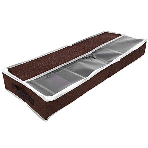 Liukouu Shoe Organizer, Under Bed Shoe Box Foldable Waterproof Shoes Holder, for Dormitory Attic(Small (80 * 25 * 10CM)) - Image 4