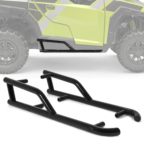 KUAFU Nerf Bar Compatible with 2016-2020 Polaris General 4 1000 EPS Deluxe Premium Sport Tree Kickers Rock Sliders Side Steps