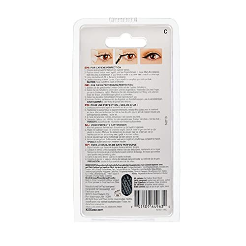 Kiss Wing It Eyeliner Black