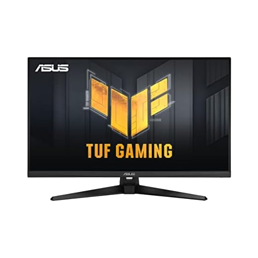 ASUS TUF Gaming 31.5” 1440P HDR Monitor (VG32AQA1A) - QHD (2560 x 1440), 170Hz, 1ms, Extreme Low Motion Blur, FreeSync Premium, DisplayPort, HDMI, HDR-10, Shadow Boost, VESA Wall Mountable,BLACK