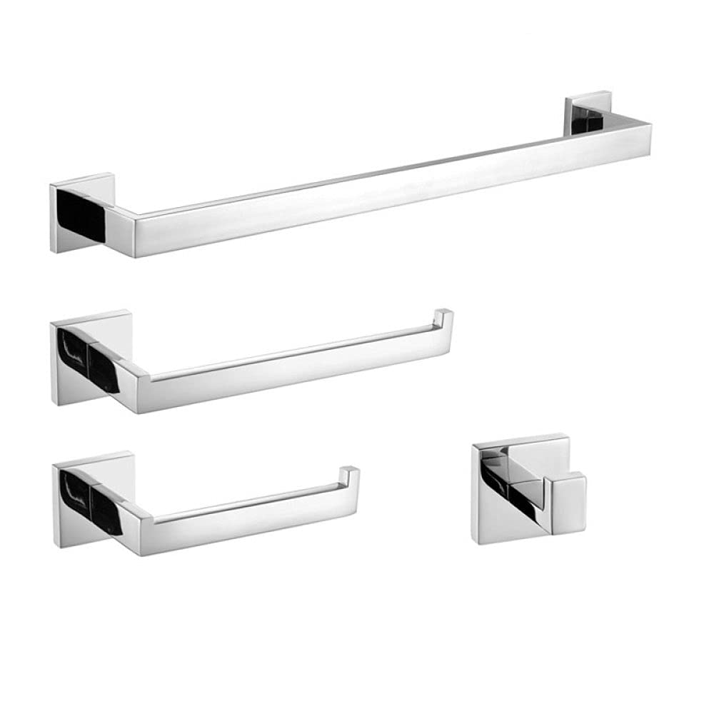 Porte-savon liquide chromé et accessoires de toilette anti-rouille 304