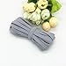 Produktbild LLD 4 Meter 6 mm elastisches Band hochelastisches Band Gummiband elastische Linie DIY Spitzenborte Nähen Taille Band Kleidung Zubehör hellgrau
