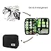 1pack Travel Electronics Cable Organizer Bag Portable Storage Case for Mobile Phone Hard Drive Cords USB Cables Charger Organizer