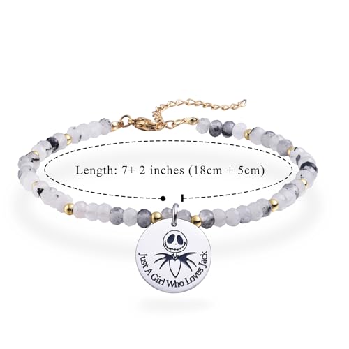 Melix Home Jack Bracelet Gifts For Teen Girls Women Birthday Present Natural Stone Bracelets2