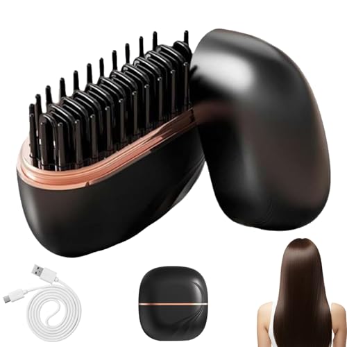 Mini Straightener Wireless Rechargeable Portable Straightening Br...