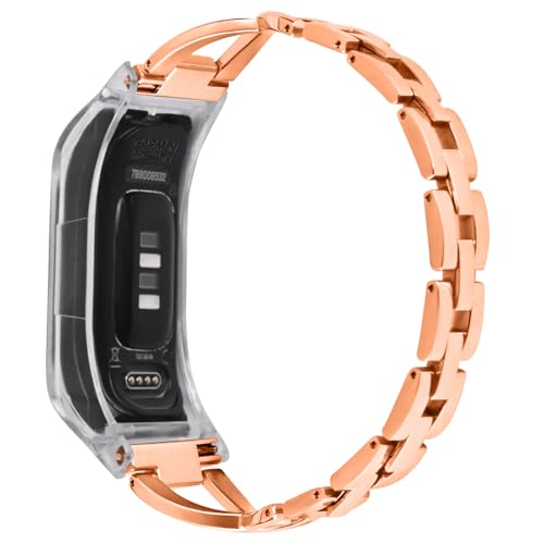 Bracelet de rechange pour Garmin Vivosmart 5 étanche et ajustable en silicone pour femme