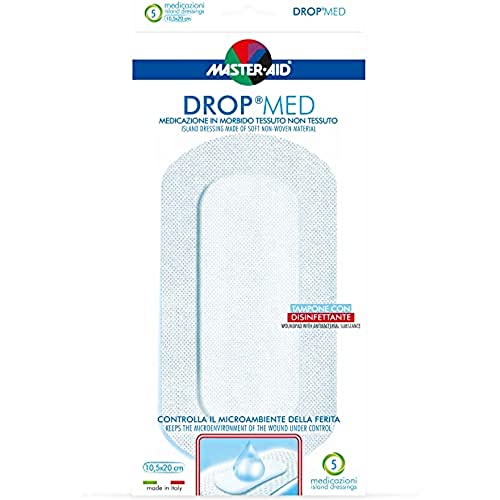 MASTER AID Drop Med 10.5 x 20 cm, 5 Pezzi - 1 Prodotto