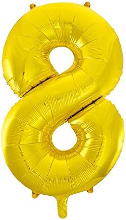 Unique Party 55741 - 34" Giant Blue Foil Number 1 Balloon