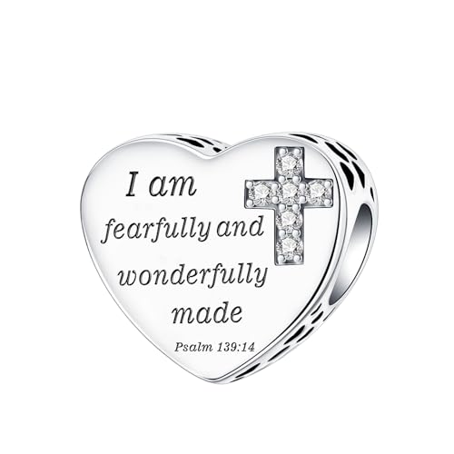 Image of LUXILLA Love You Best Friend Grandma Wife Heart Charm 925 Sterling Silver Charms Fit for Bracelets Necklace Jewelry Gift for Women