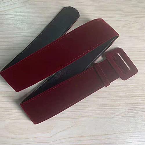 Women Velvet Wide Belt Cinch Corset Waistband High Waist Belts for Dress Vintage Retro4