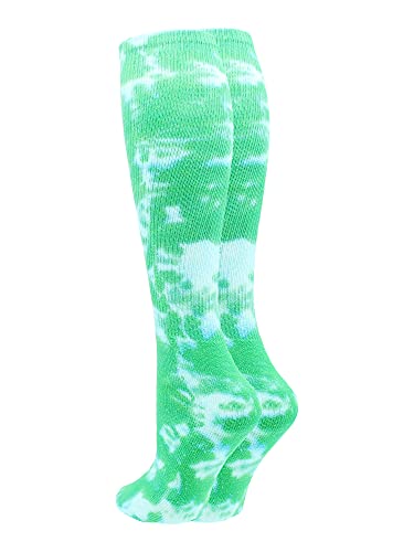 Image of Tie Dye Multisport Tube Socks Soccer Softball Volleyball for Girls Boys Women and Men Youth and Adult