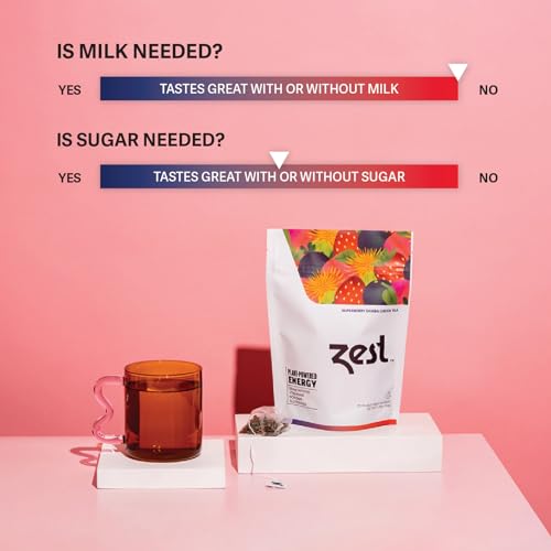 image for Zest Energy Green Tea - Superberry Samba - High Caffeine Strawberry, A