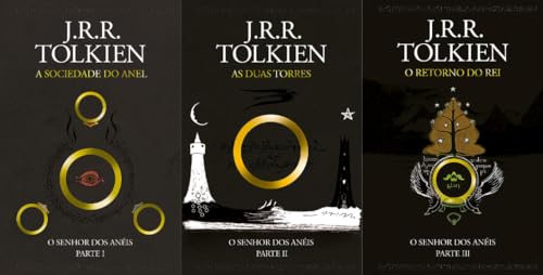 O Senhor Dos Anéis A Sociedade Do Anel, As Duas Torres, O Retorno Do Rei Kit 3 Volumes