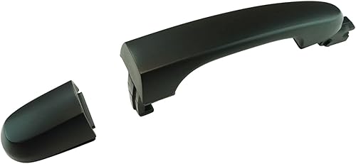 Miniatura 121 de TRQ Manija de la puerta exterior trasera izquierda del lado del conductor negra compatible con Honda Civic 2001-2005