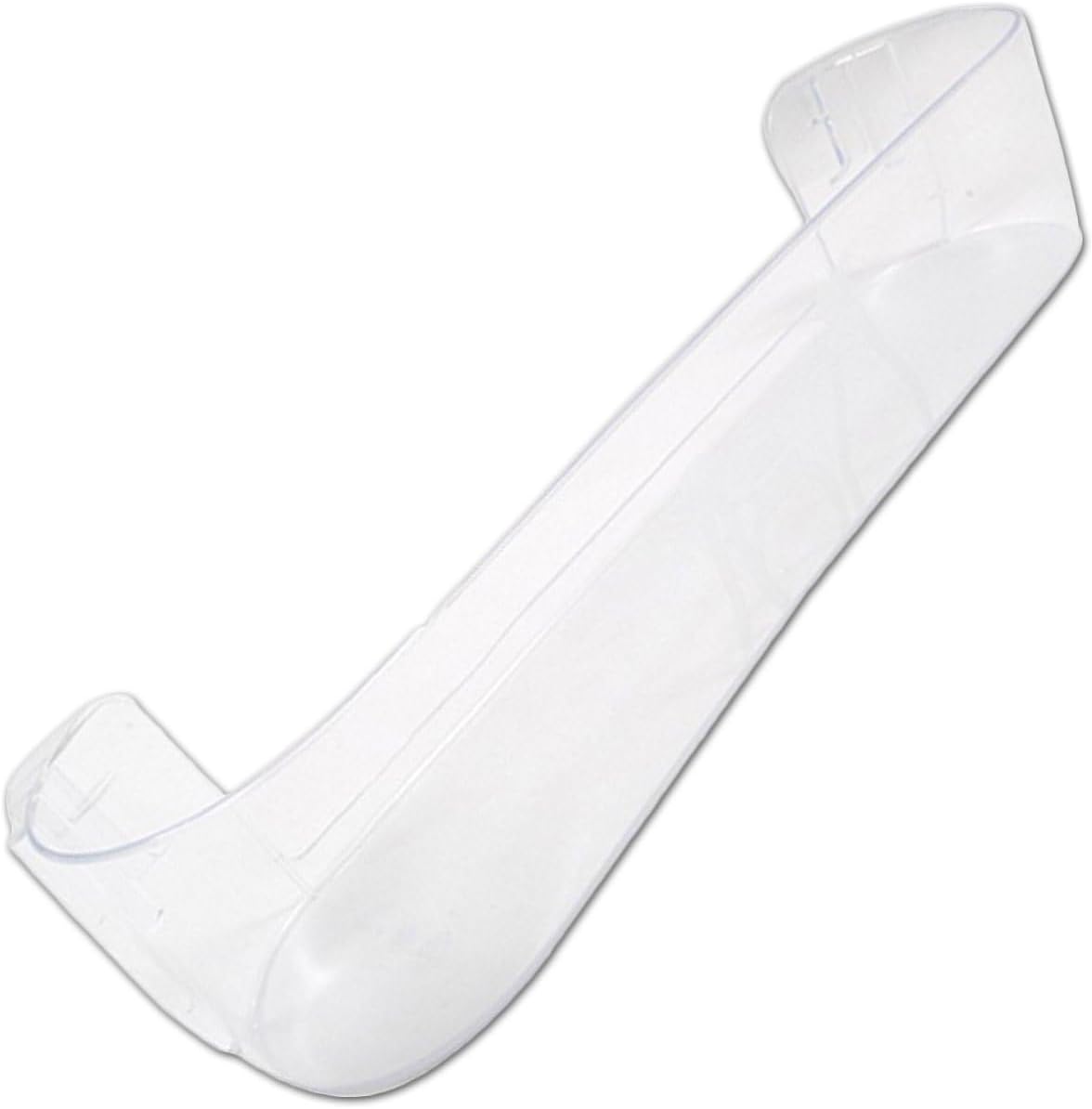 AEG TRANSPARENT REFRIGERATOR DOOR BOTTLE SHELF - DIMENSIONS: 484 X 100MM