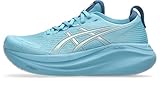 Asics Women's Gel-Nimbus 27 Sneaker, Stillwater/Cream, 5.5 UK